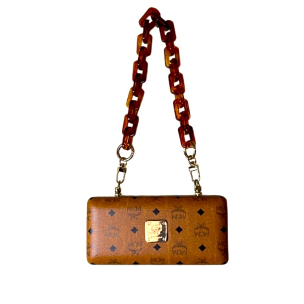 🆕 👜 MCM Sunglass Case Mini Bag - Up Cycled/repurposed